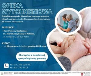 opieka wytchnieniowa 2023